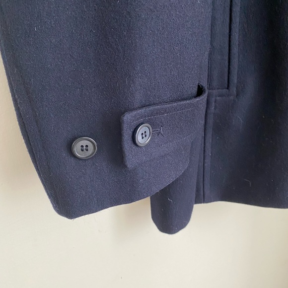 DANIEL HECHTER Paris  Men’s Pea coat navy size L - Picture 3 of 16